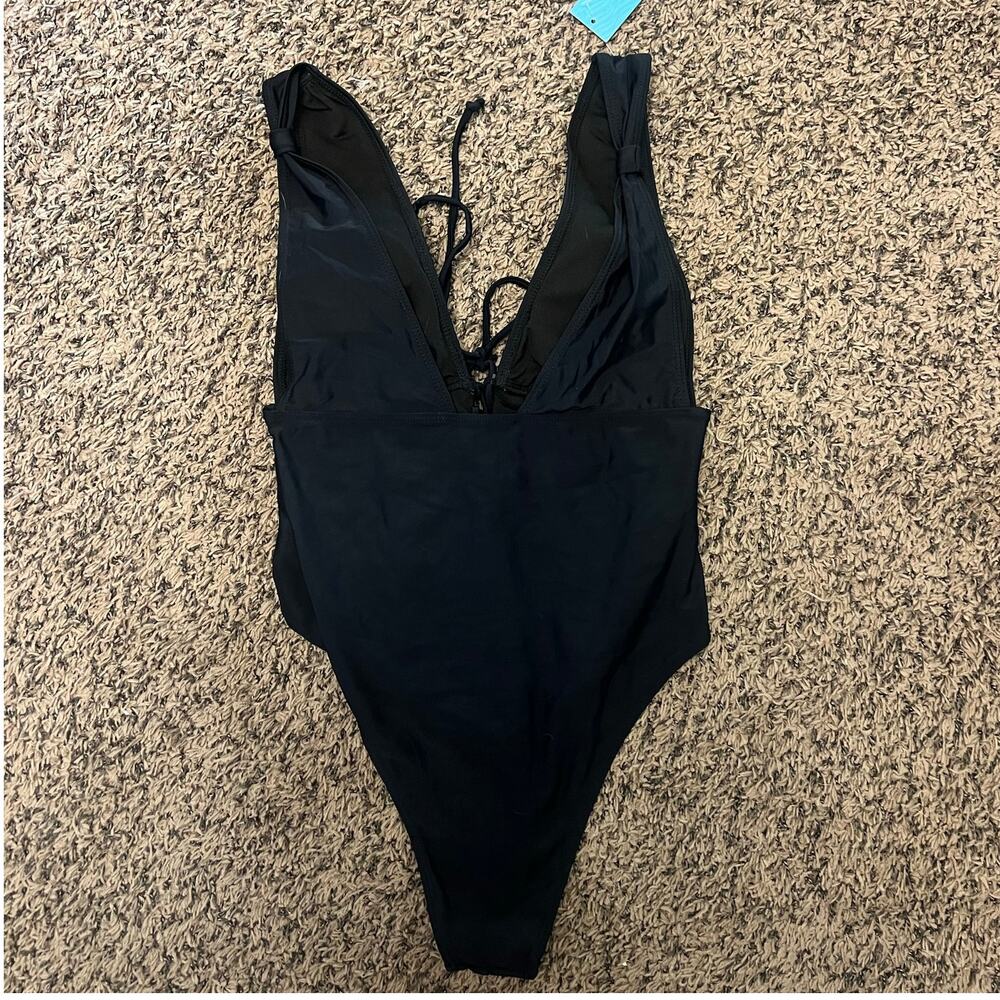 Cupshe Black One Piece Swimsuit NWT Size M